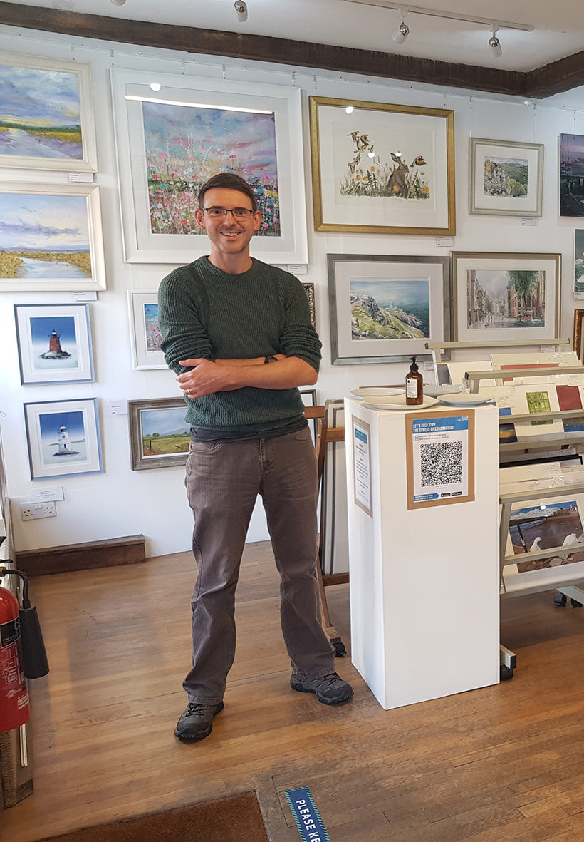 Matthew at South Gate Gallery, 64 South Street, Exeter